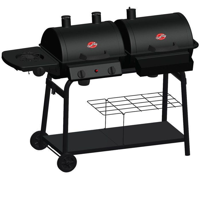 Chargriller Duo Combo Cooker Gas and Charcoal Grill  