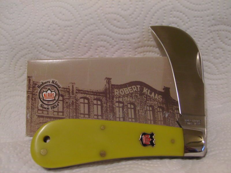 Collectible Kissing Crane pocket knife Hawkbill Blade  