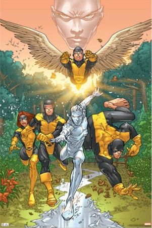 marvel comics xmen first class 1 team poster