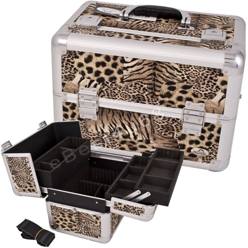 Texture Makeup Cosmetic Train Case Aluminum Box CU3 AB8  