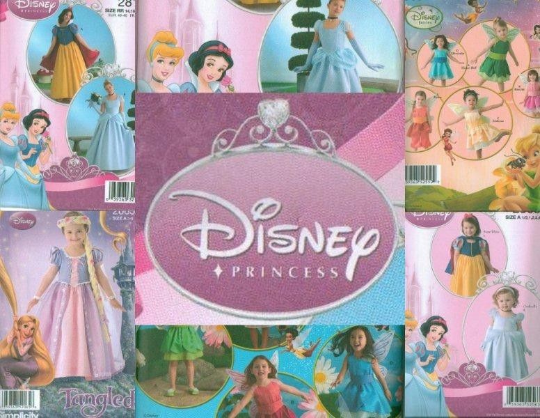 Simplicity Walt Disney Princess Costume Sewing Pattern  