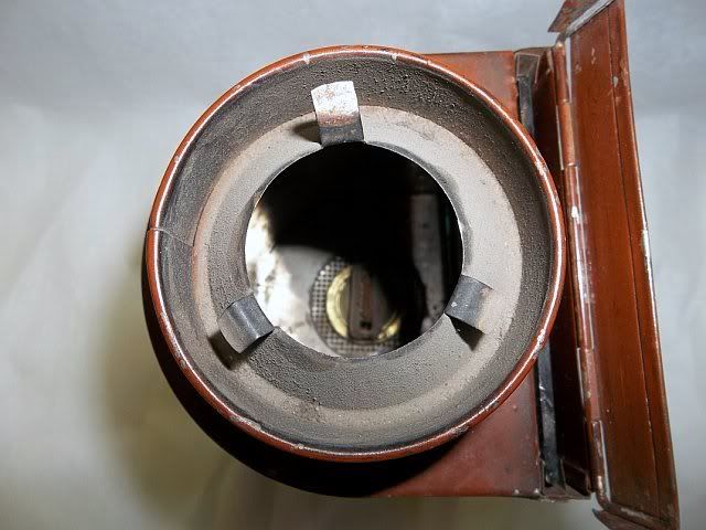 Here is an antique Kodak Darkroom Kerosene light. It measures approx 