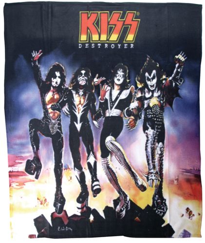 KISS FLEECE BLANKET   DESTROYER  