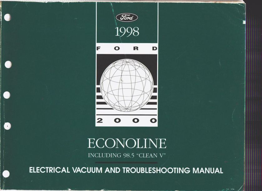   FORD ECONOLINE ELECTRICAL & VACUUM Service Manual EVTM WIRING DIAGRAMS