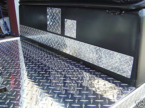 CLUB CAR DIAMOND PLATE KICK PANEL  