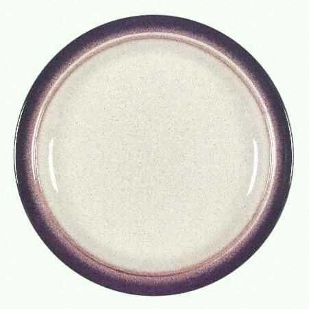 Denby Pottery Sahara Tan Brown Bands Salad Plate  