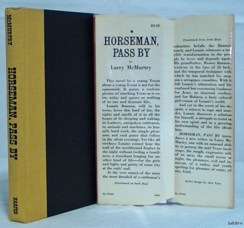 Horseman Pass By ~ SIGNED Larry McMurtry ~ 1st/1st ~ Authors First 