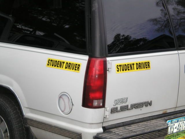 Student Driver Magnet REFLECTIVE Sign Beginner Teen  