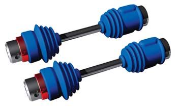 NEW* Traxxas E Maxx Driveshafts Center Front / Rear TRA4951R Metal 