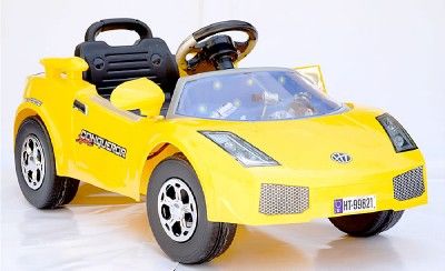 Yellow Electric Ride on Cars