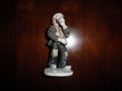 EMMETT KELLY JR SAD CLOWN FIGURINE FLAMBRO ICE CREAM CONE 5  