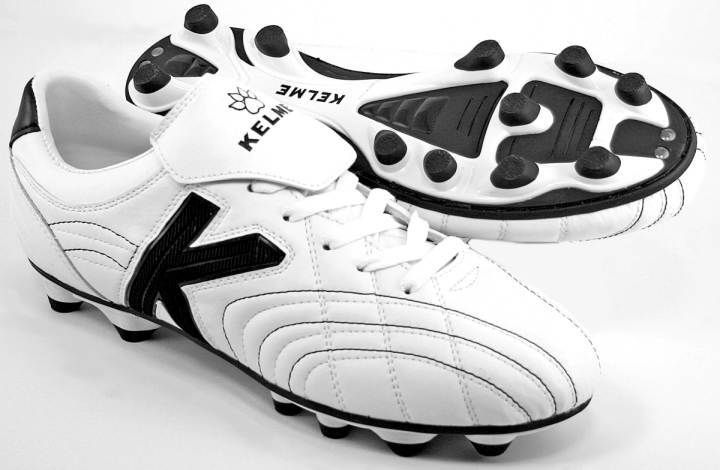 NEW Kelme Estadio FG Soccer Cleats White, S100 Outsole  