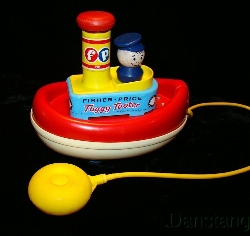  other vintage Fisher Price items, as well as other vintage toys 