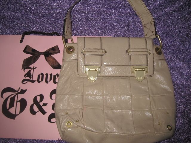 JUICY COUTURE Leather Flap Lock HANDBAG, $298 RET ✿✿✿   