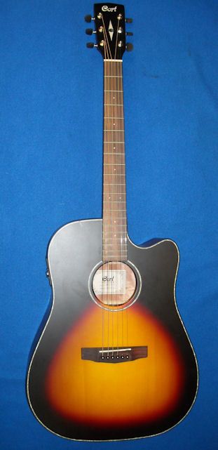 CORT MR E ACOUSTIC ELECTRIC GUITAR WITH GIG BAG  