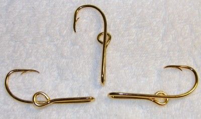 Blue Fish Hook Hat Pins or Tie Clip  