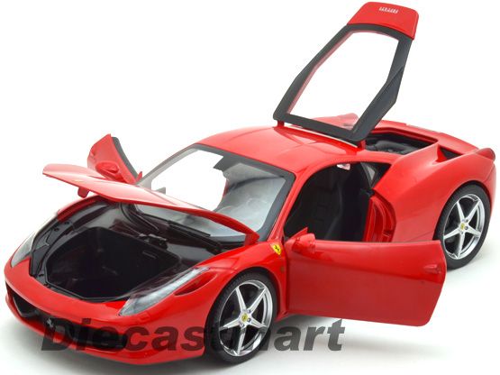 HOTWHEELS 118 FERRARI 458 ITALIA DIECAST 2011 RED  