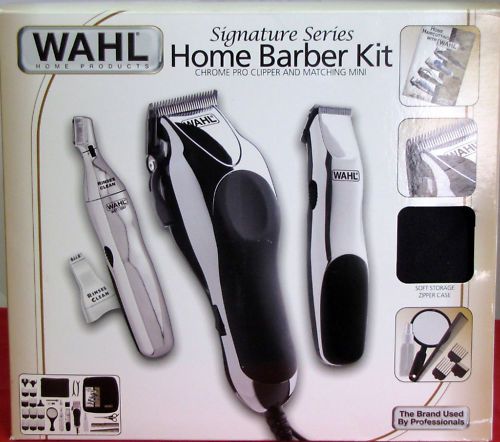 SLIGHTLY USED WAHL SIGNATURE SERIES HOME BARBER KIT  