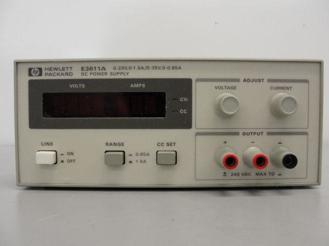 Agilent / HP E3611A DC Power Supply 30W, Dual Range  