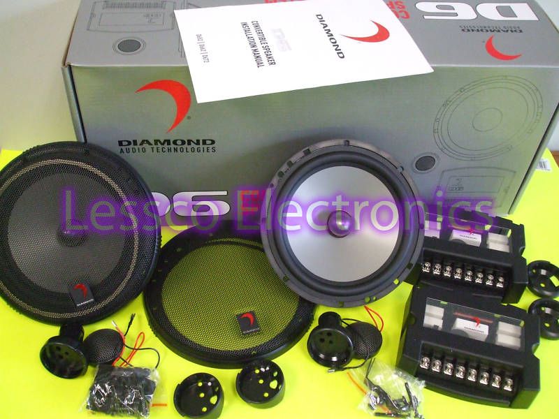 Diamond D6 D662s D662 6.5 inch Component Speaker System  