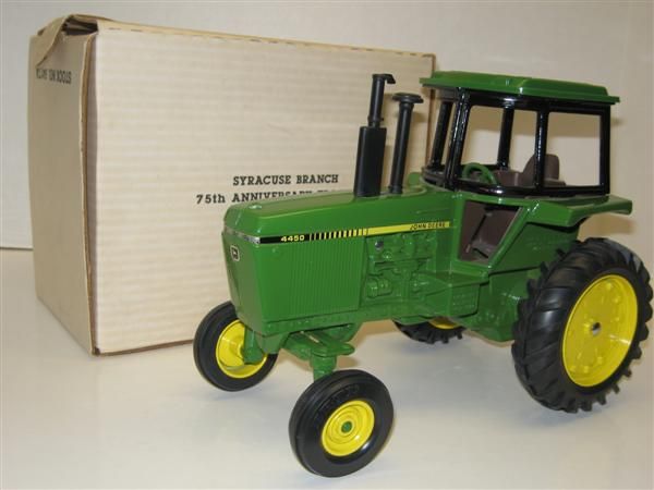 Up for sale is a 1/16 JOHN DEERE 4450 Syracuse Edition tractor with 