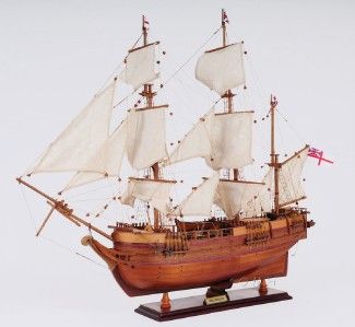 Charles Darwin HMS Beagle Wooden Tall Ship Model 32  