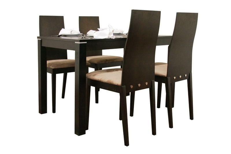 Modern Lane dark brown 5 piece dining set  