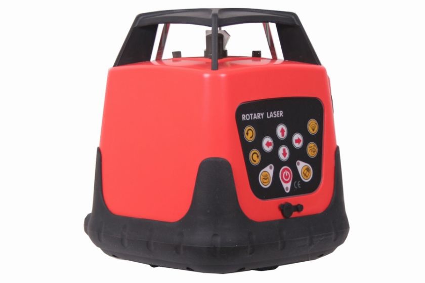 SELF LEVELING ROTARY LASER LEVEL + STAFF + TRIPOD u  