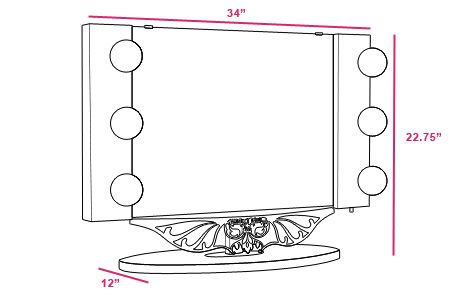 Starlet Lighted Vanity Mirror  