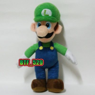 New Super Mario Bros Plush Figure(91/2 Stand Luigi )  