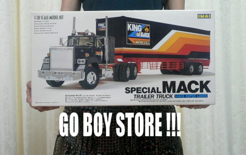 SPECIAL MACK TRAILER TRUK 1/28 MODEL KIT IMAI JAPAN  