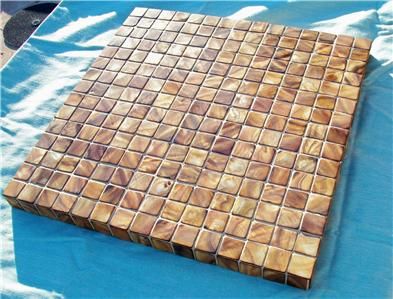 GLASS TILE MOSAIC TABLE TOP PATIO BISTRO COFFEE PLANT  