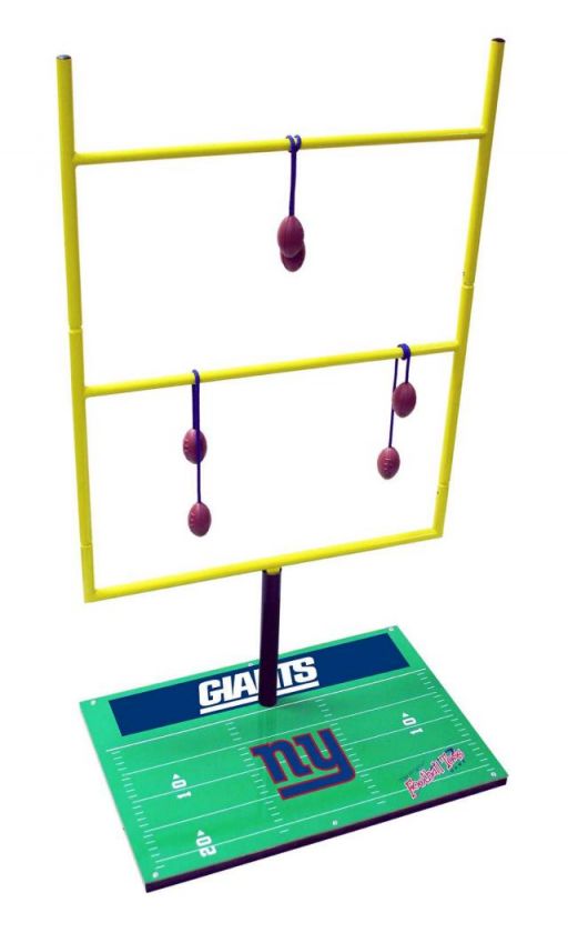   tailgating party with this football toss ii game with team logo name