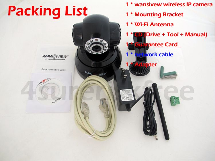   CCTV Security IP Camera Webcam CMOS 2 Way Audio Alarm Wansvie  