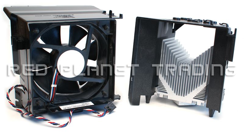 Dell Dimension E520 Fan + Heatsink Shroud H7058 J7109  