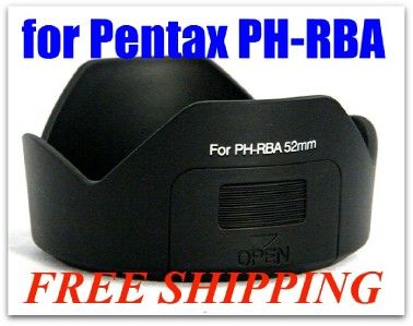 Replace PH RBA 52mm Lens hood for Pentax 18 55mm I / II  