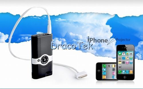   to 40 inches diagonally with this high performance iPhone projector