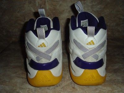   Crazy 8 White Purple Gold Kobe Bryant Lakers NBA Basketball Shoes 14