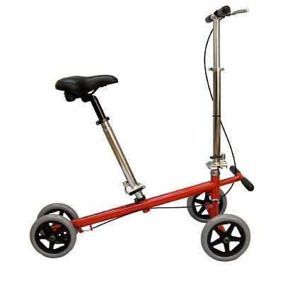 Turning Steerable Rolling Knee Walker Scooter Leg Caddy  