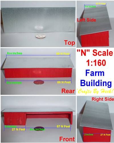 Scale BUILDING {FARM} MACHINE SHED  