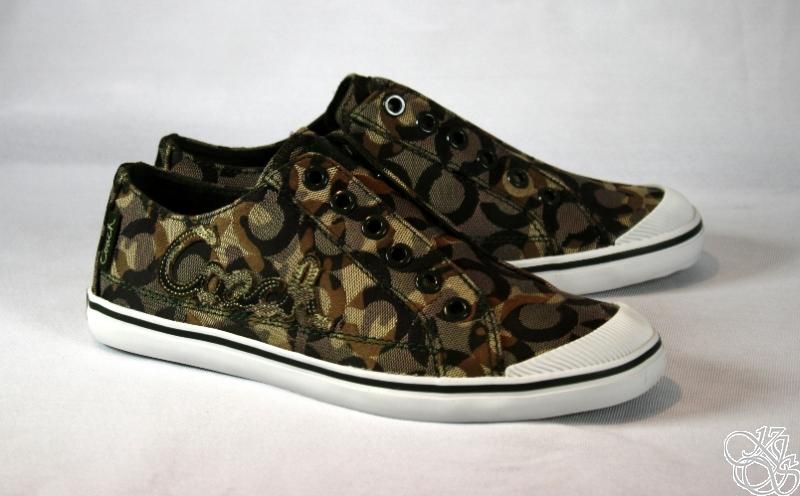   Keeley Op Art C Olive Slip On Loafer Sneakers Shoes A1612 New  