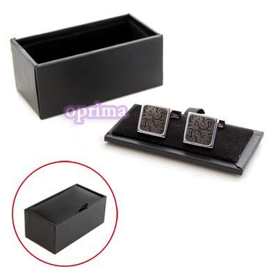 Square tuxedo shirt cuffllinks cuff links for men w/BOX  