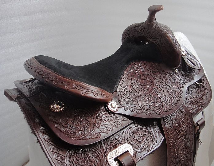 Genuine Leather Western Saddle 17 WS 101 (see video)  